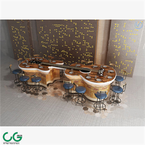 Industrial Guitar Bar 3d model